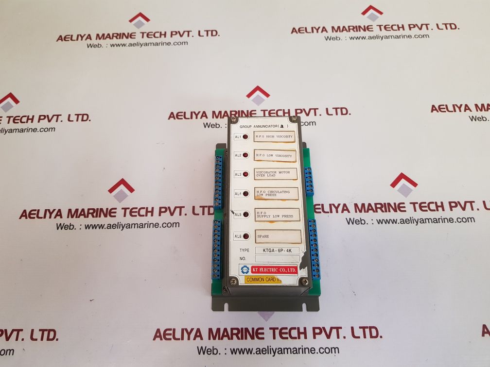 Kt electric ktga-6p-4k group annunciator used