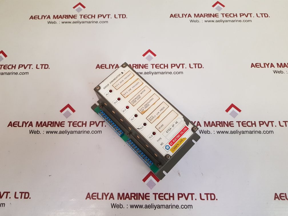 Kt electric ktga-6p-4k group annunciator used