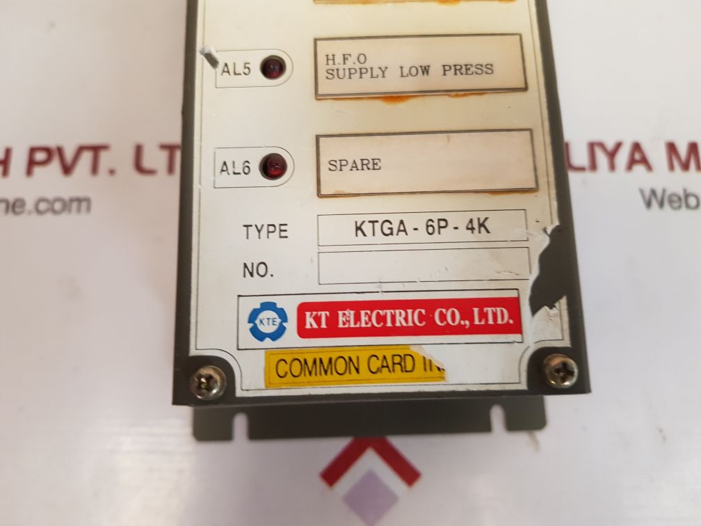 Kt electric ktga-6p-4k group annunciator used