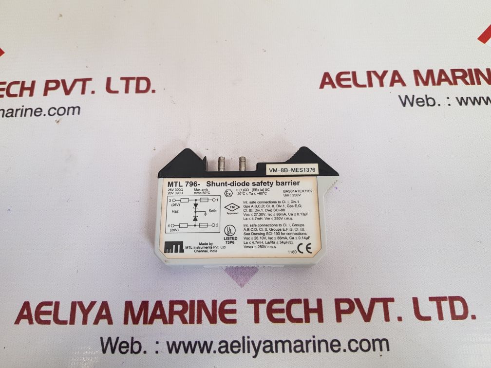 Measurement technology mtl 796- shunt-diode safety barrier