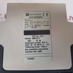 Telemecanique lh4 n225qn7 soft starter