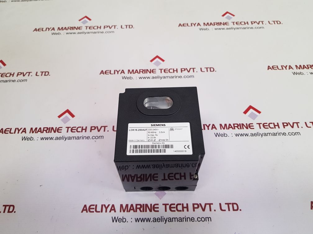 Siemens lok16.250a27 oil burner controller