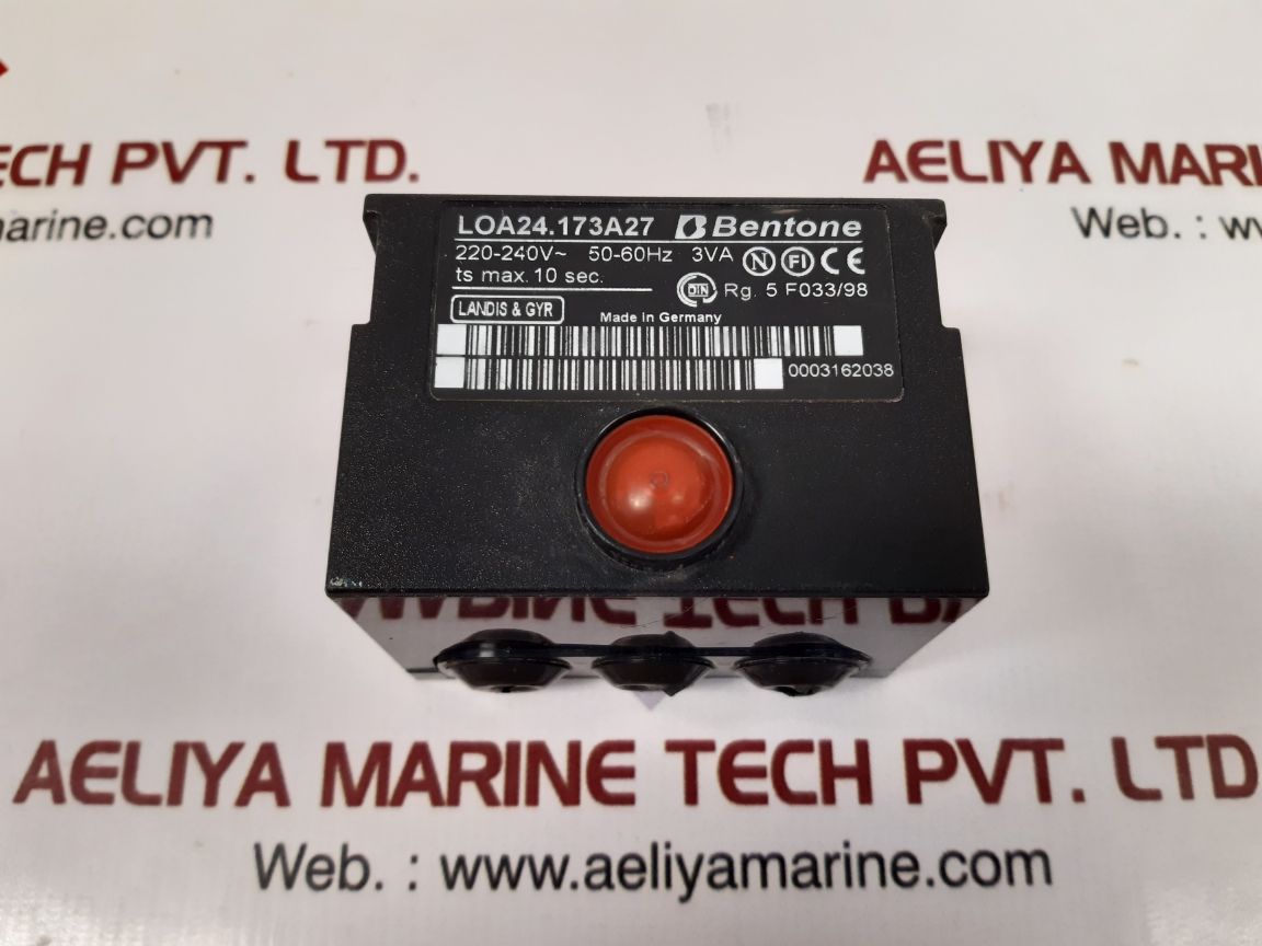 Bentone loa24.173a27 burner sequence controller