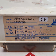 Endress+hauser rh-plus 2250 relative humidity analyzer mr2250-r5d6s1