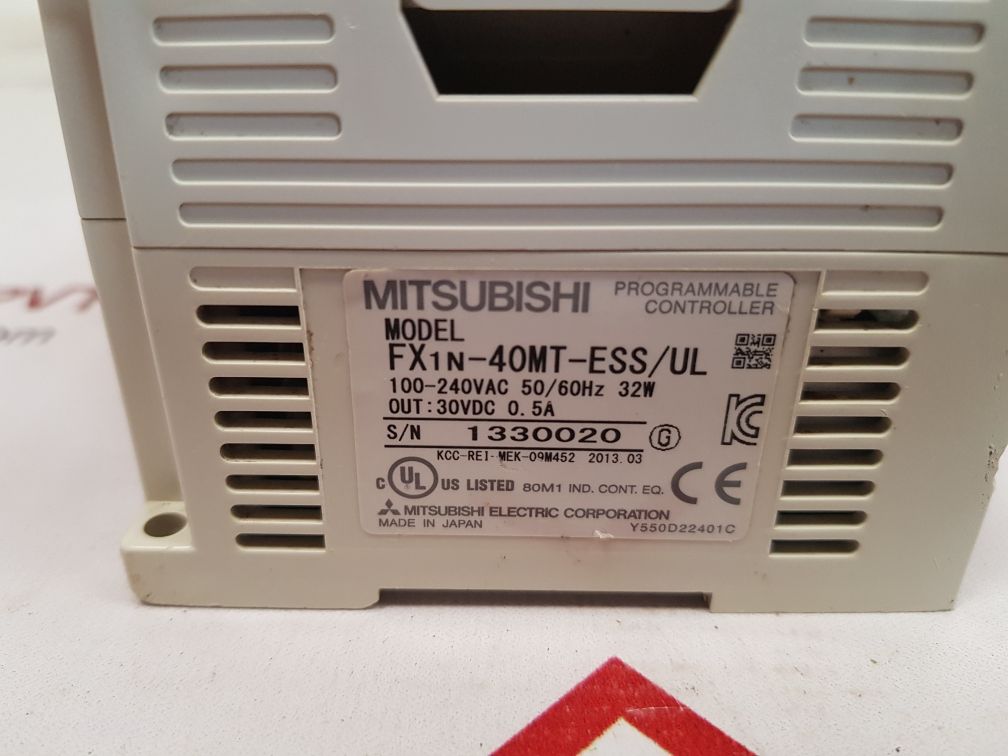 Mitsubishi fx1n-40mt-ess/ul programmable controller