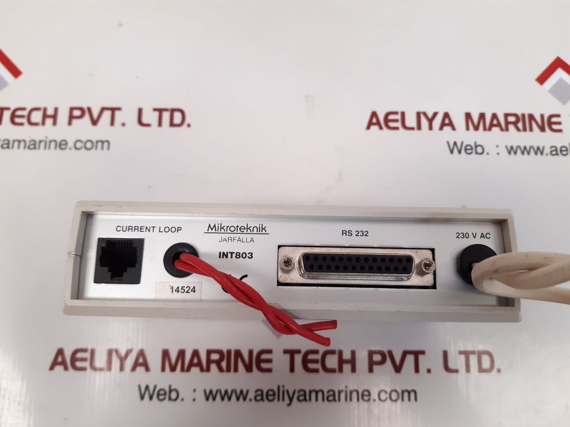 Mikroteknik int 803 data equipment  