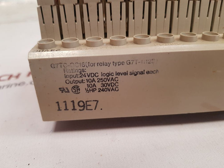 Omron g71-od16 remote terminal g77c-oc16 (for relay type g7t-1112s)