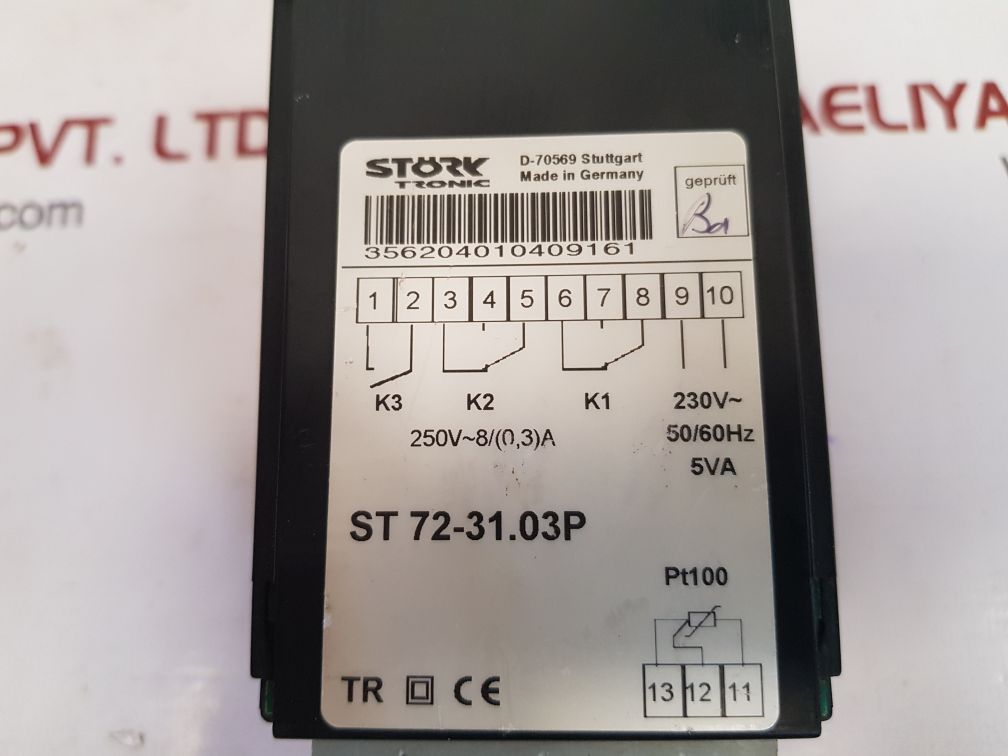 Stork tronic st 72-31.03p temperature controller