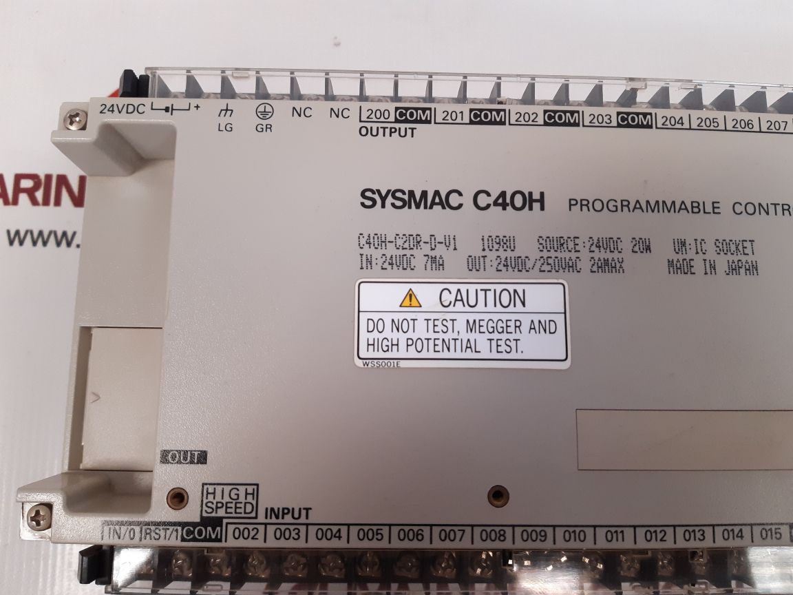 Omron c40h-c2dr-d-v1 sysmac c40h programmable controller