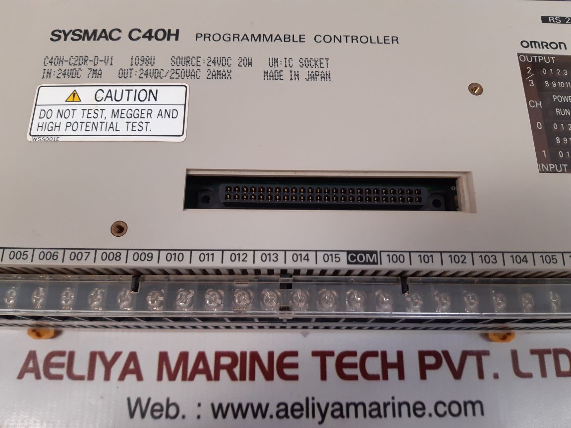 Omron c40h-c2dr-d-v1 sysmac c40h programmable controller