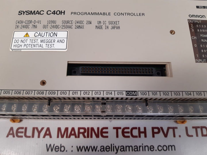 Omron c40h-c2dr-d-v1 sysmac c40h programmable controller