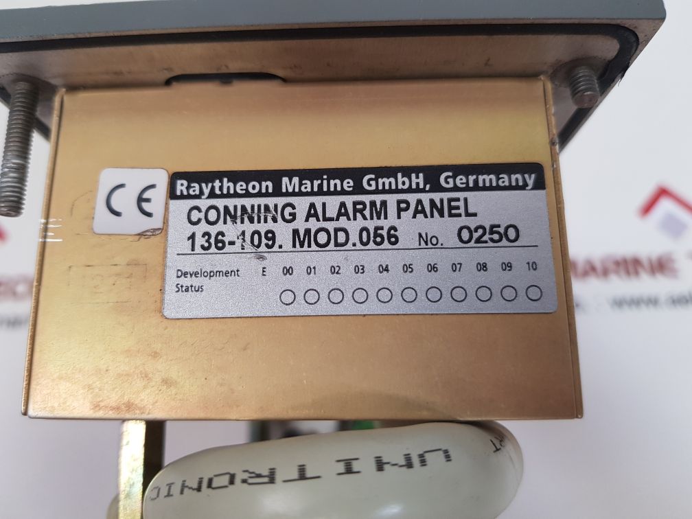 Raytheon mod. 056 conning alarm panel 