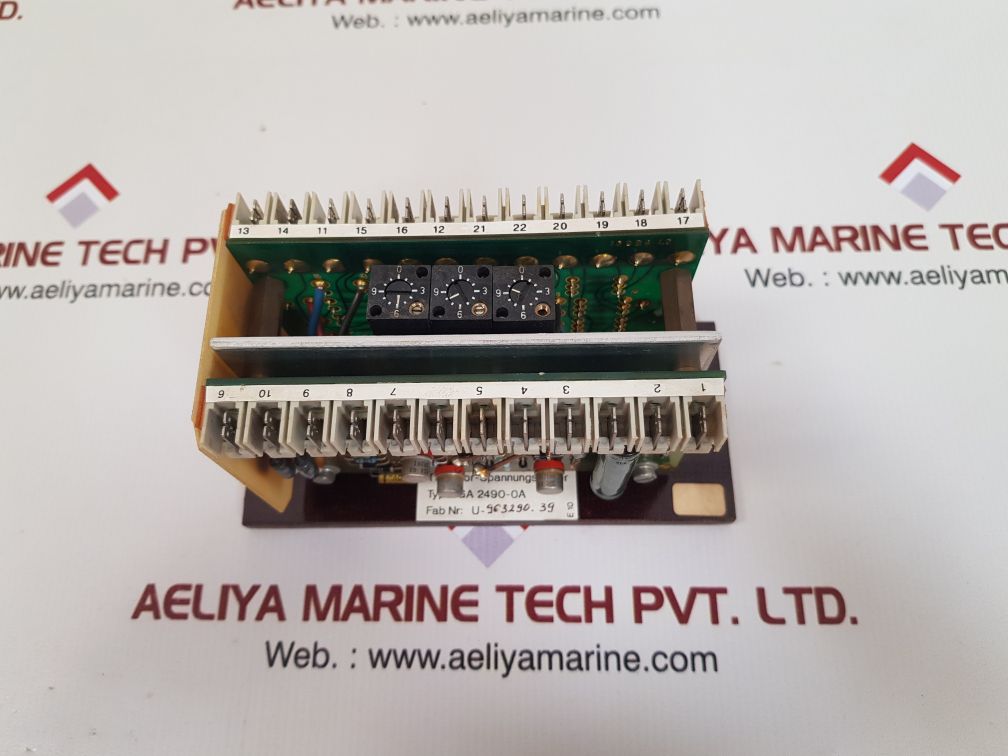 Siemens 6ga 2490-0a voltage regulator