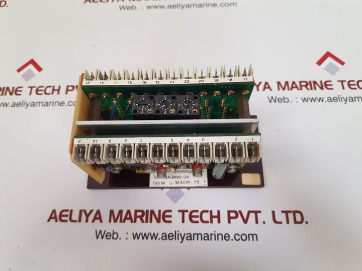 Siemens 6ga 2490-0a voltage regulator