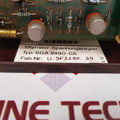 Siemens 6ga 2490-0a voltage regulator