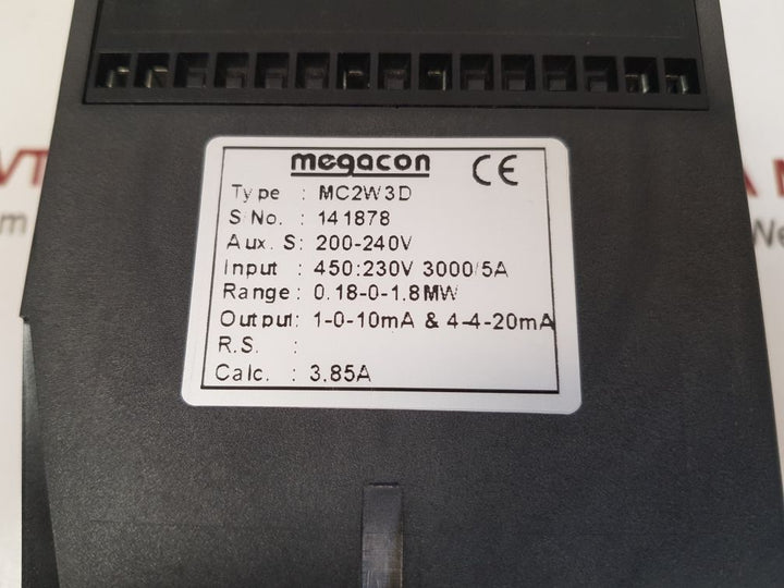 Megacon mc2w3d power transducer new