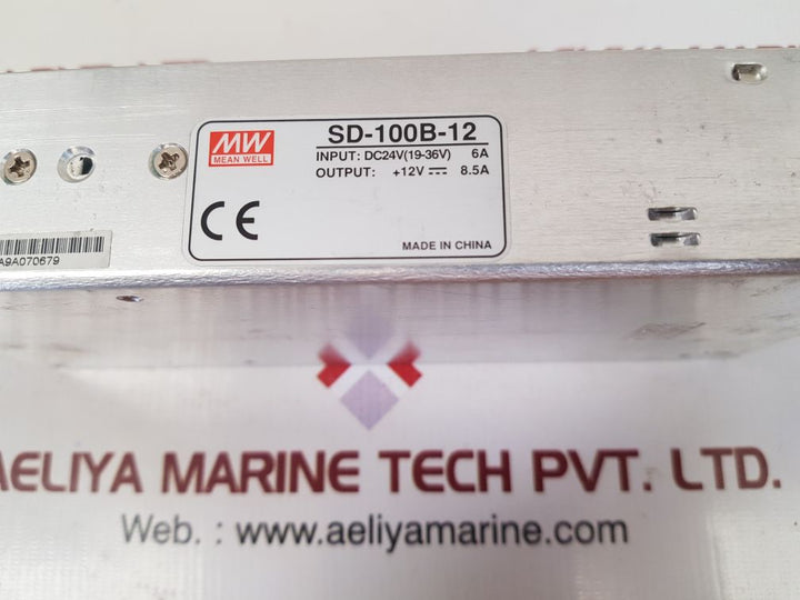 Mean well sd-100b-12 switching power supply