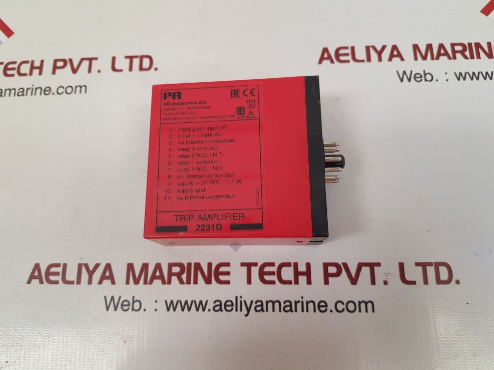 Pr electronics 2231d trip amplifier
