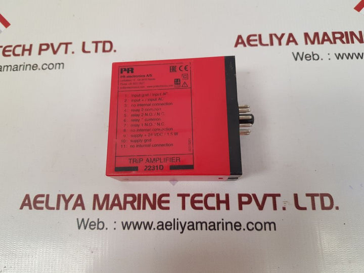Pr electronics 2231d trip amplifier