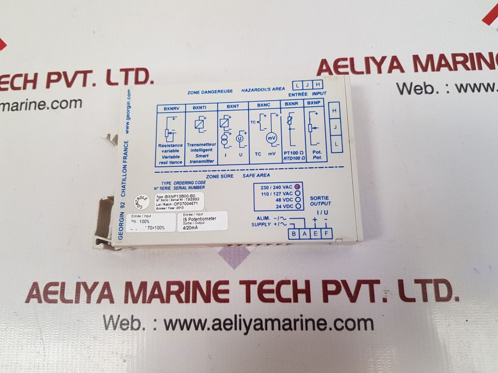 Georgin bxnp galvanic isolated converter bxnp13b00-b0 