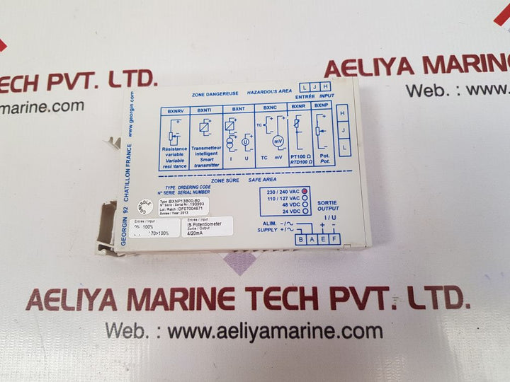 Georgin bxnp galvanic isolated converter bxnp13b00-b0 