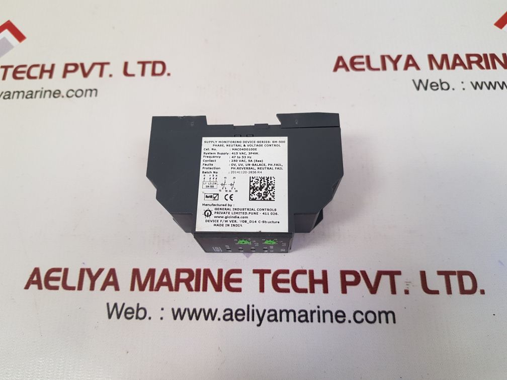 Gic sm-500 voltage monitoring mac04d0100e