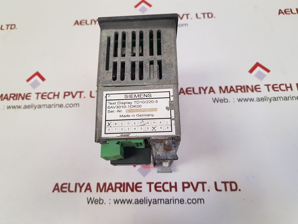 Siemens 6av3010-1dk00 text display td10/220-5