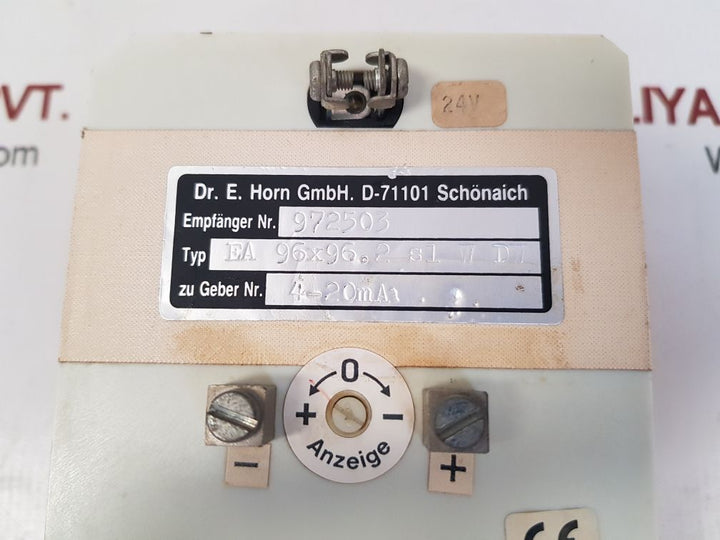 Dr.e.horn ea 96x96.2 sl w dw speed indicator