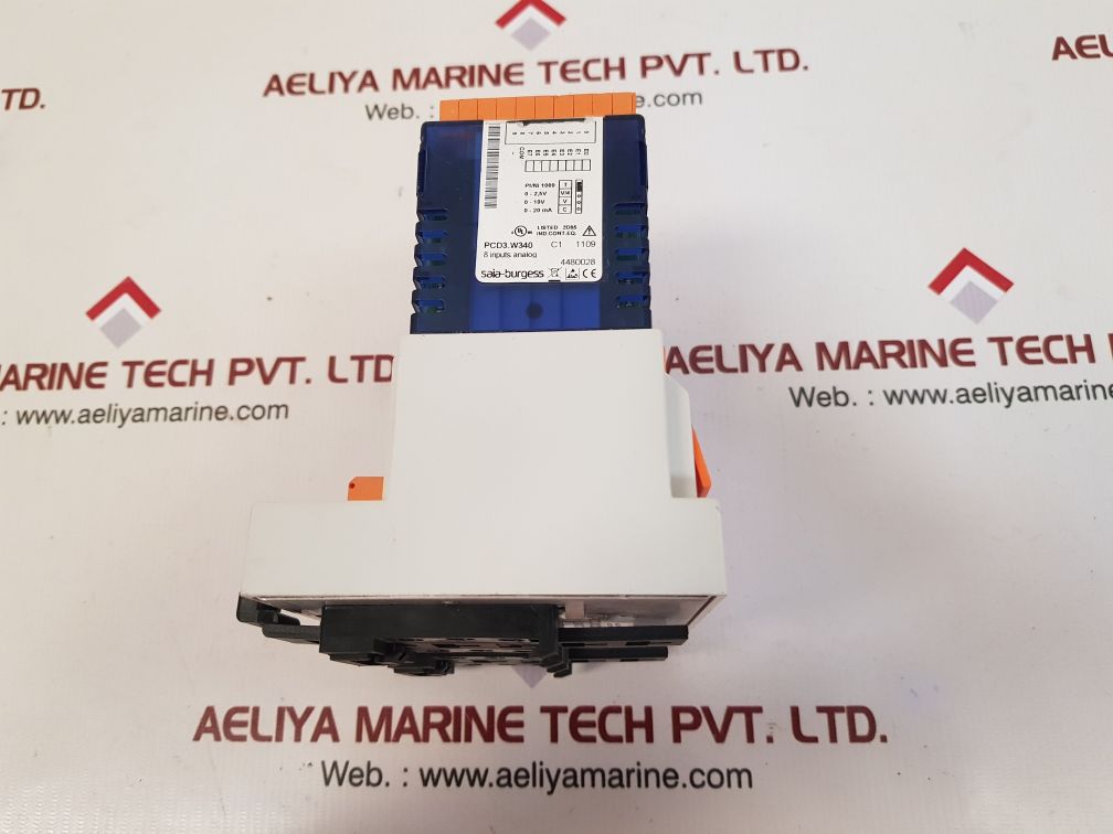 Saia-burgess pcd3.m3120z05 power supply with pcd3.w340 input module Used 