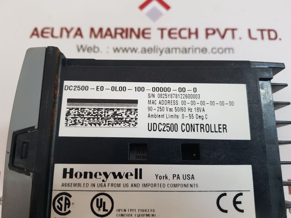 Honeywell udc2500 digital controller dc2500-e0-0l00-100-00000-00-0