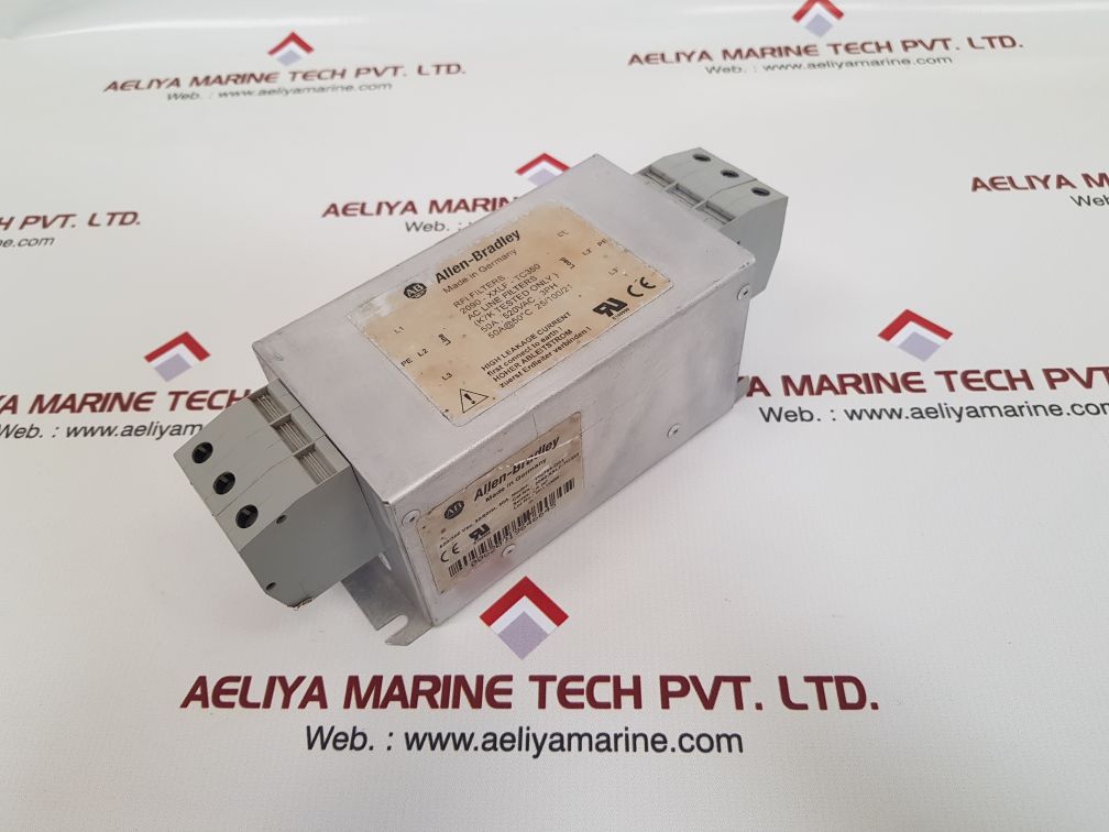 Allen-bradley 198785-q01 ac line filter model 2090-xxlf-tc350