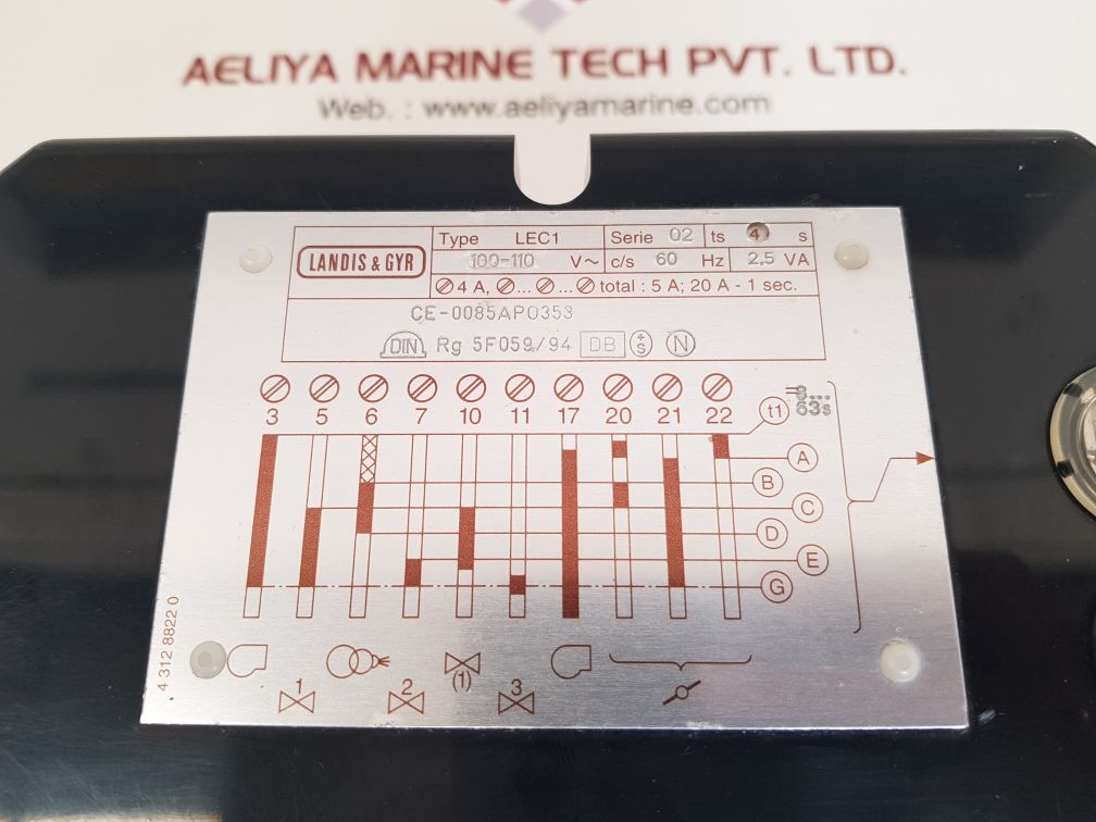Landis & gyr lec1 burner control unit 