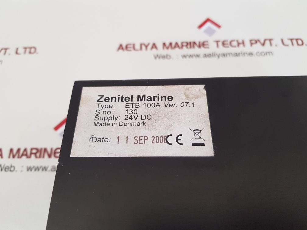 Zenitel etb-100a central panel mounted ver. 07.1