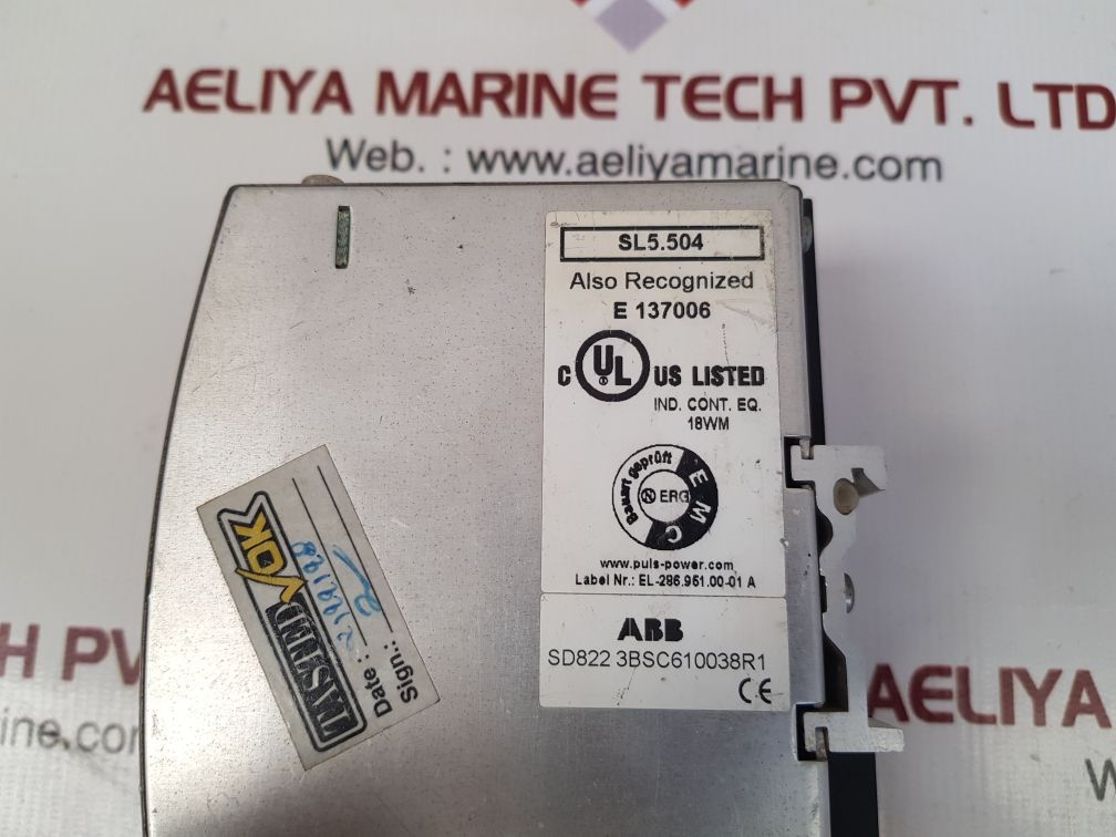 Abb sd822 3bsc610038r1 power supply