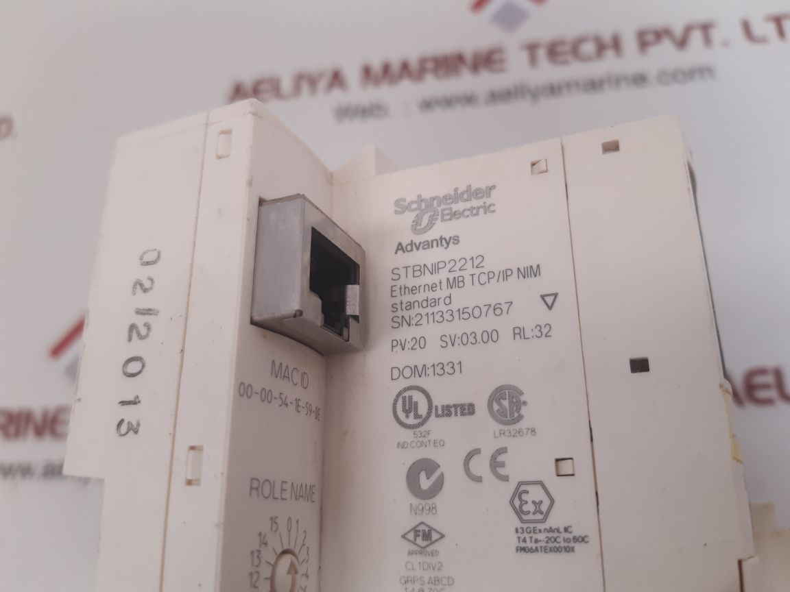 Schneider electric nip2212,pdt3100,ddi3725,ddo3705 ethernet module 