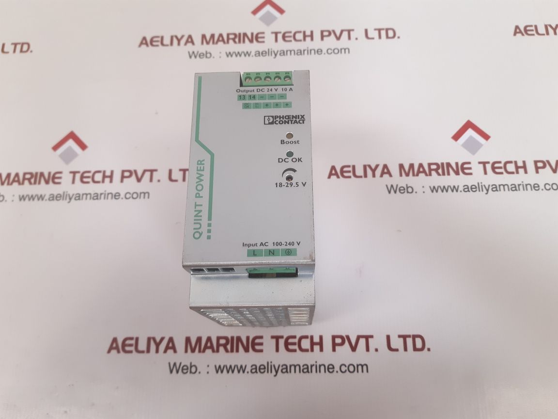 Phoenix contact quint-ps/1ac/24dc/10 quint power supply