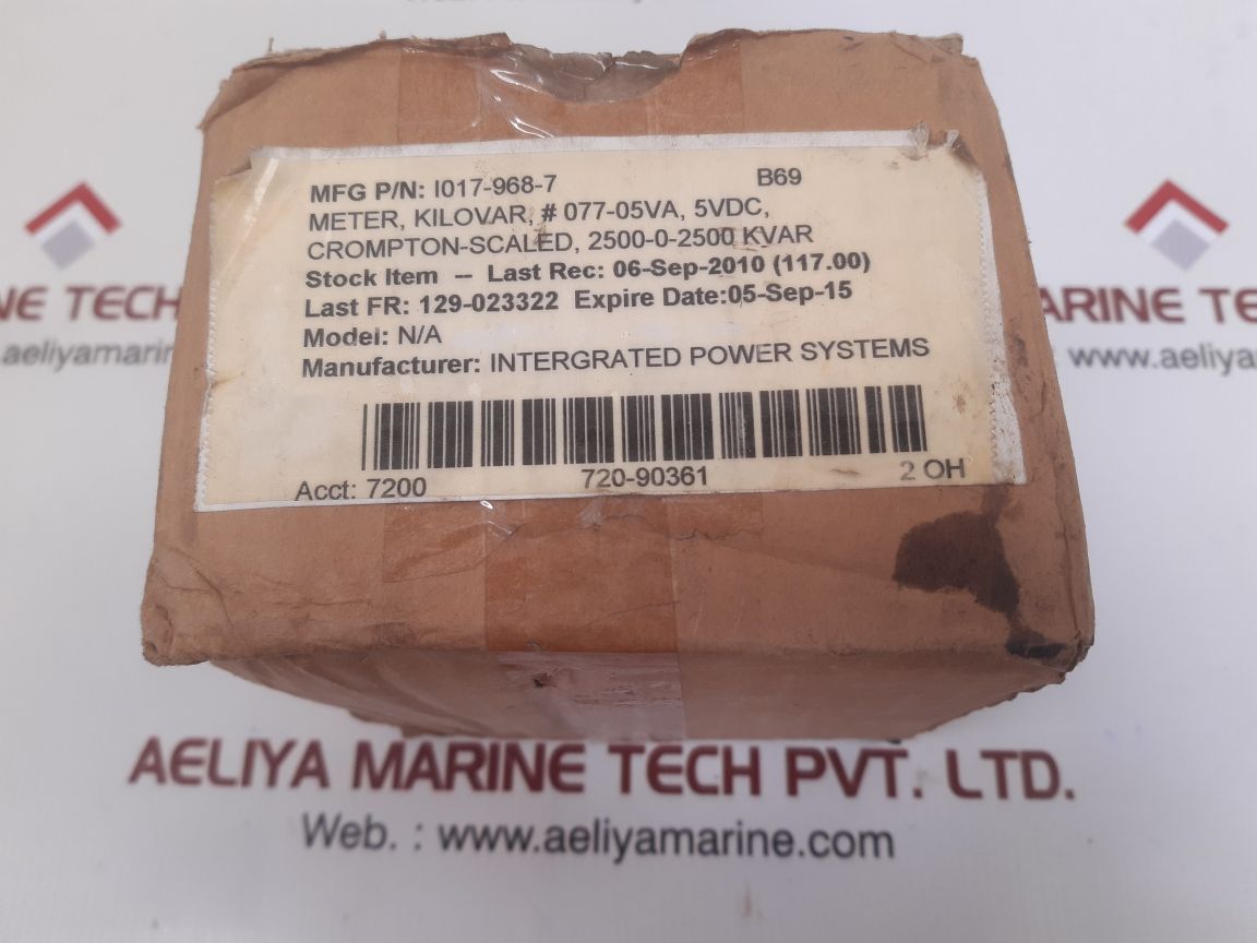 Tyco electronics i141-001134 kilovar meter