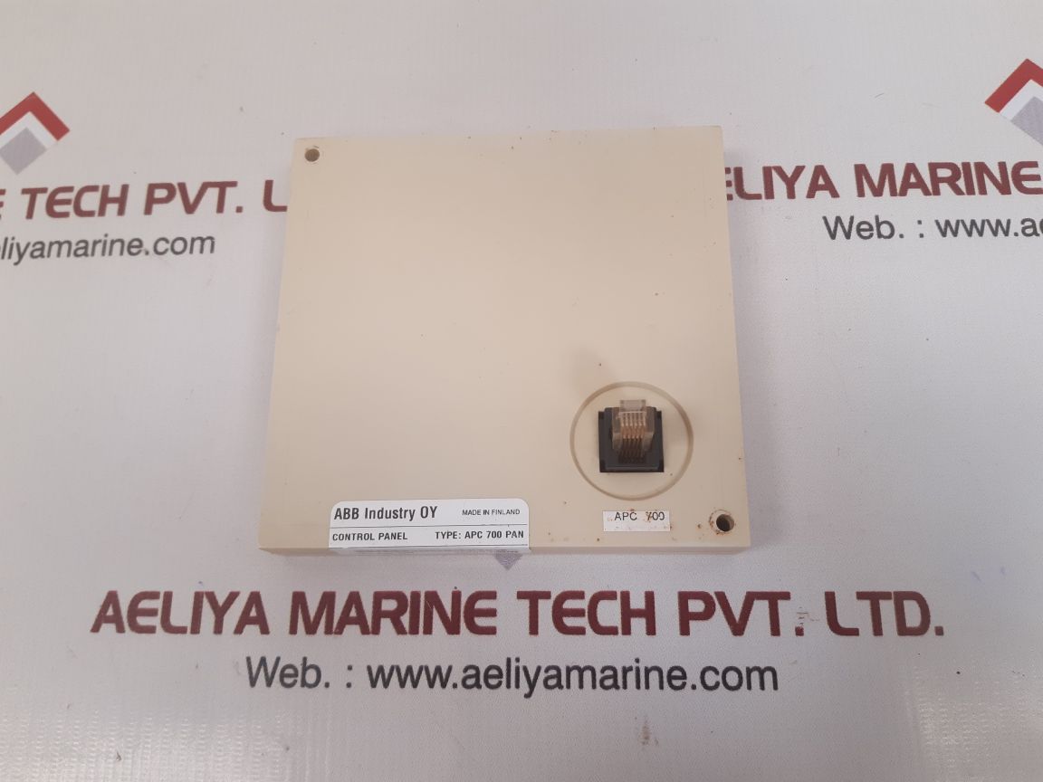 Abb apc 700 pan control panel