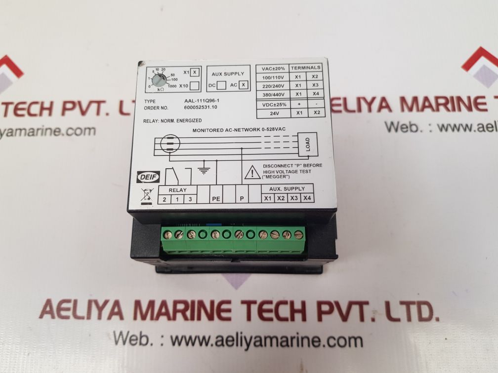 Deif aal-111q96-1 ac-network insulation monitor