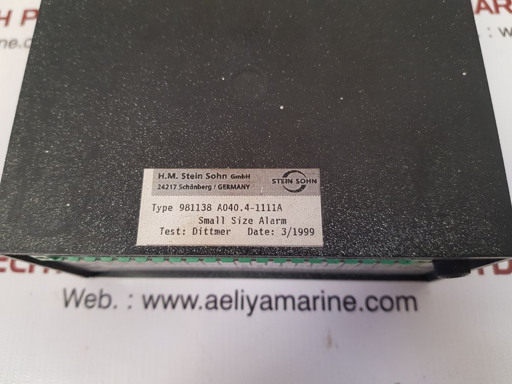Stein sohn 981138 a040.4-1111a small size alarm system