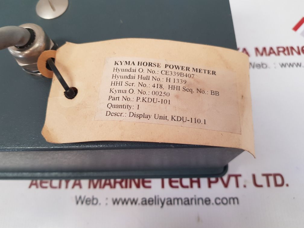 Kyma kdu-110 performance monitoring
