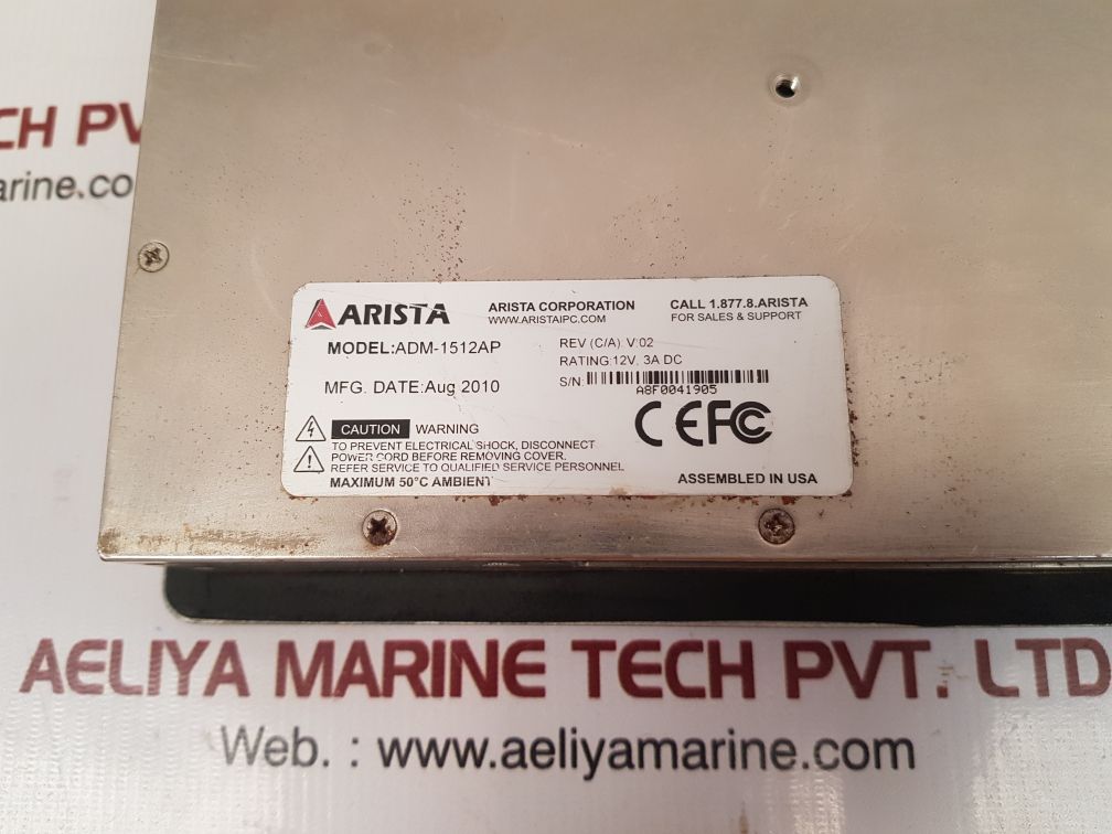 Arista adm-1512ap lcd display