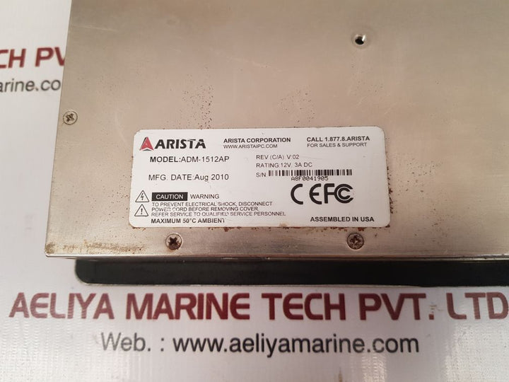 Arista adm-1512ap lcd display