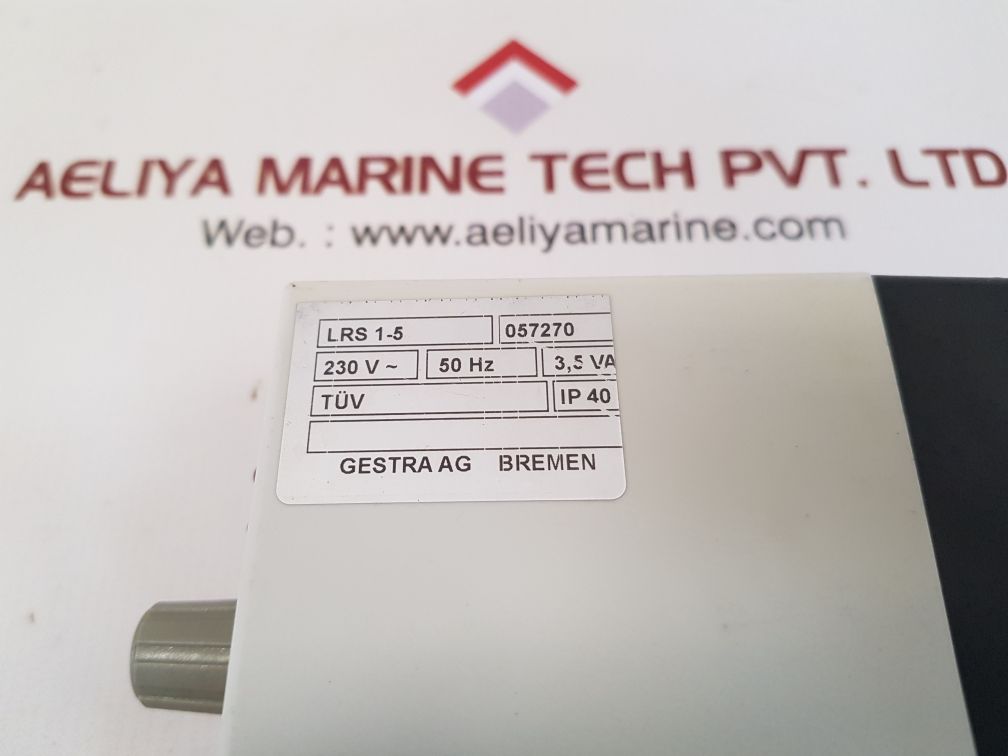 Gestra flowserve lrs 1-5 conductivity limit switch