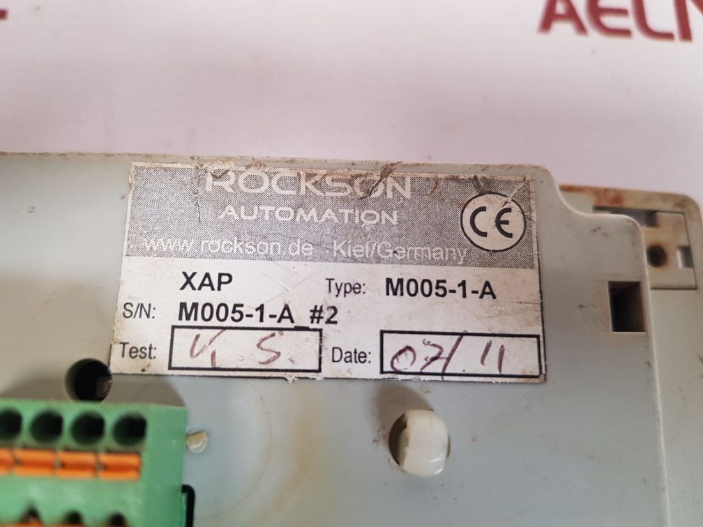 Rockson xap m005-1-a integrated control and monitoring system