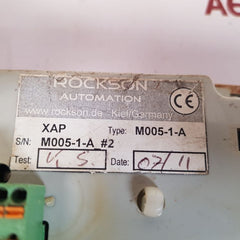 Rockson xap m005-1-a integrated control and monitoring system