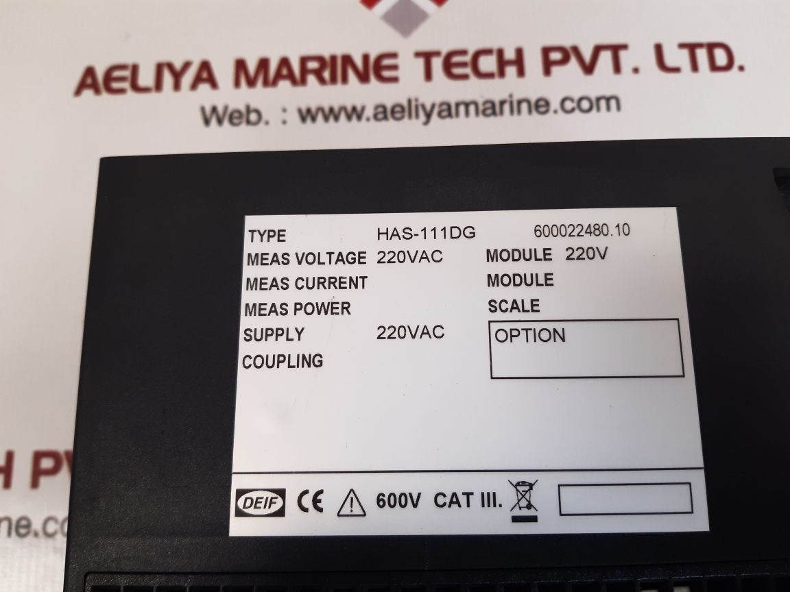 Deif has-111dg synchronisation & circuit breaker closing 600022480.10