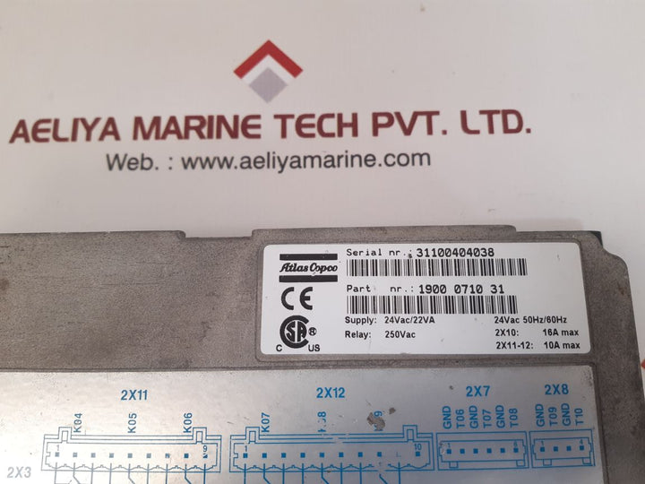 Atlas copco 1900 0710 31 panel controller