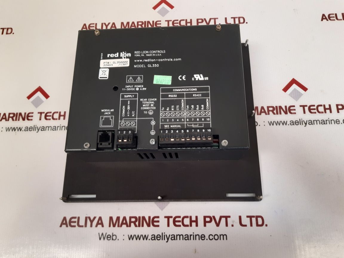 Red lion gl350 operator interface panel gl350000
