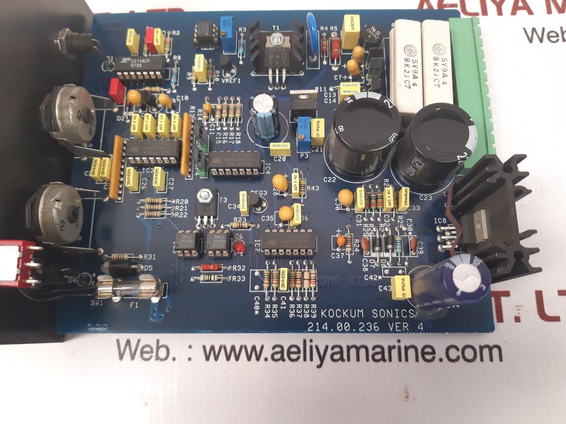 Kockum sonics 214.00.236 sound signal surveillance system pcb card